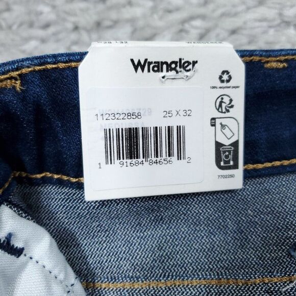 Wrangler Women's Flare & Wide Leg Jeans - Dark Blue - Picture 6 of 11